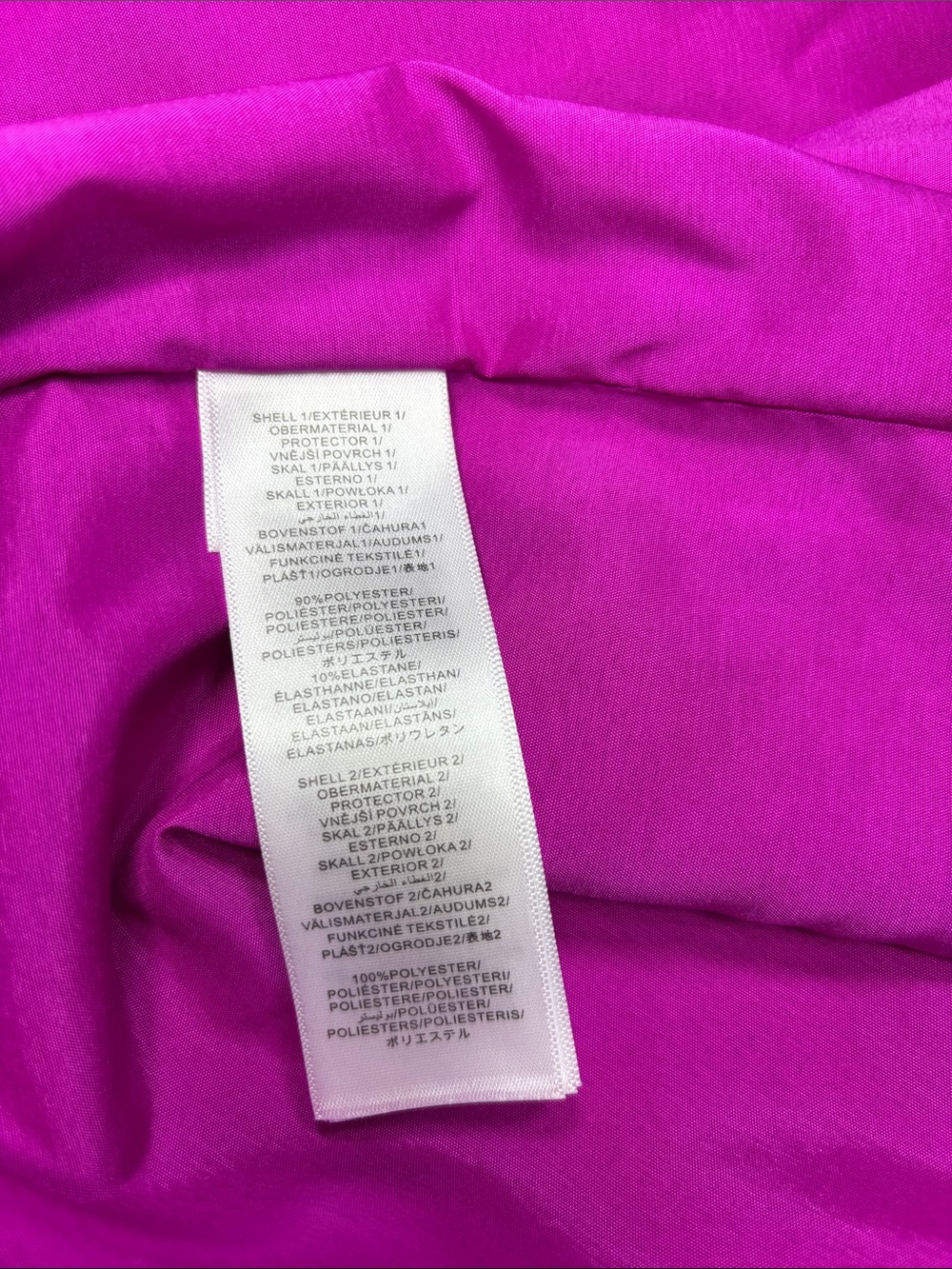 Adrianna Papell Magenta Bow One-Shoulder Crepe Sheath Dress Size 12 - Picture 9 of 9